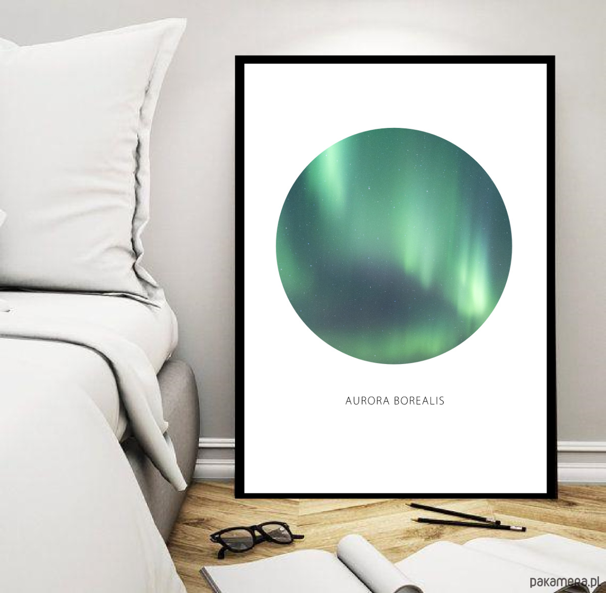 PLAKAT Zorza Polarna Aurora Borealis Niebo Pakamera Pl