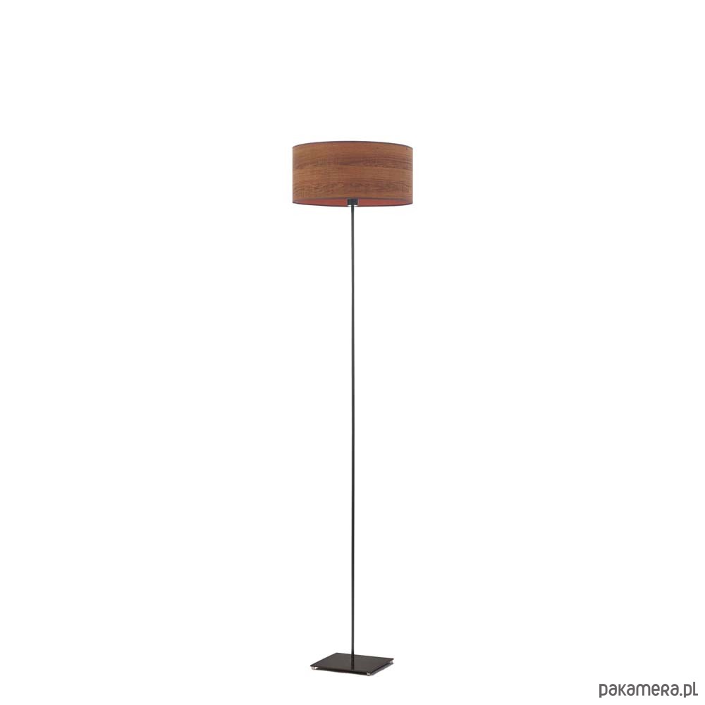 lampy podłogowe Lampa stojąca metalowa z abażurem walec 30 cm MEKSYK ECO 6
