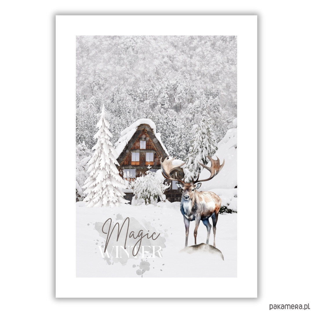plakaty Plakat Magic winter 2