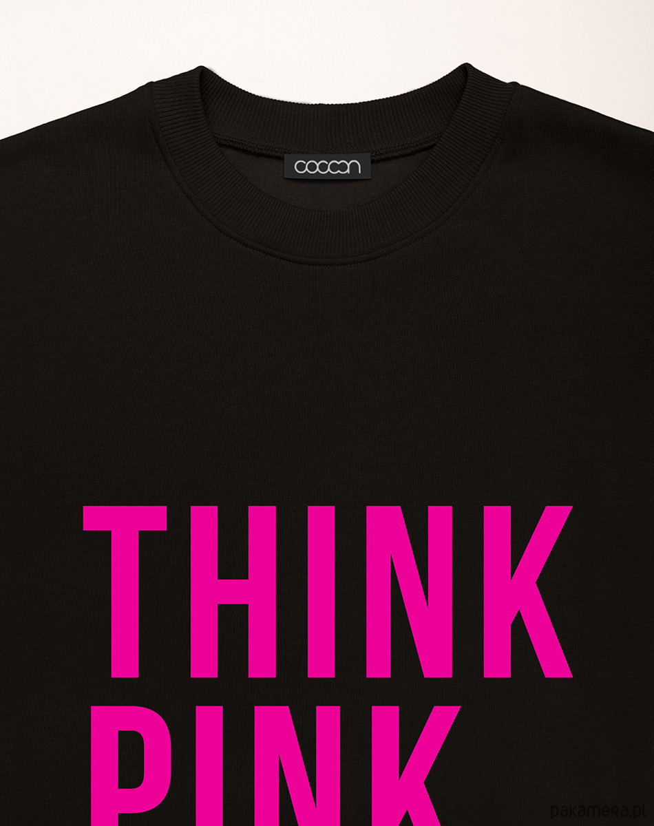 bluza bez kaptura damska Bluza think pink 1