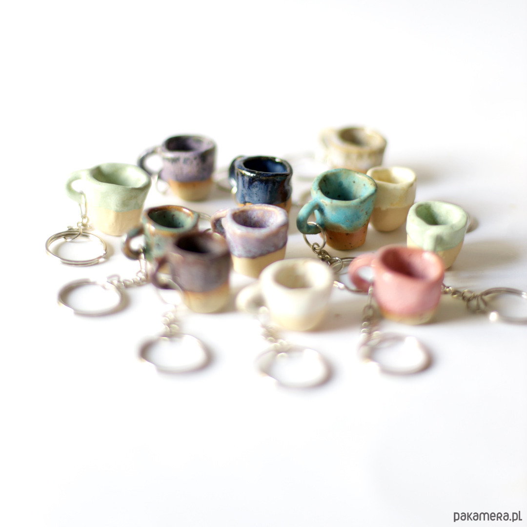 breloki Mini kubeczek turkus 4