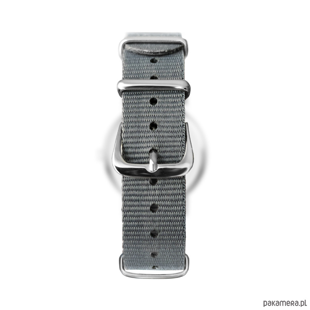 zegarki unisex Zestaw prezentowy - Czarny kotek - zegarek i brelok - nylonowy, szary 2