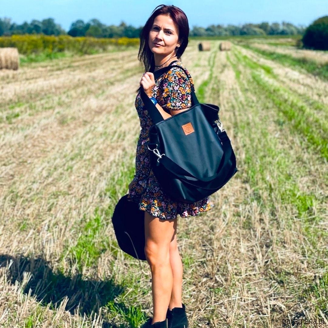 torby na ramię Duża torba shopperka Mili Duo - czarna 2