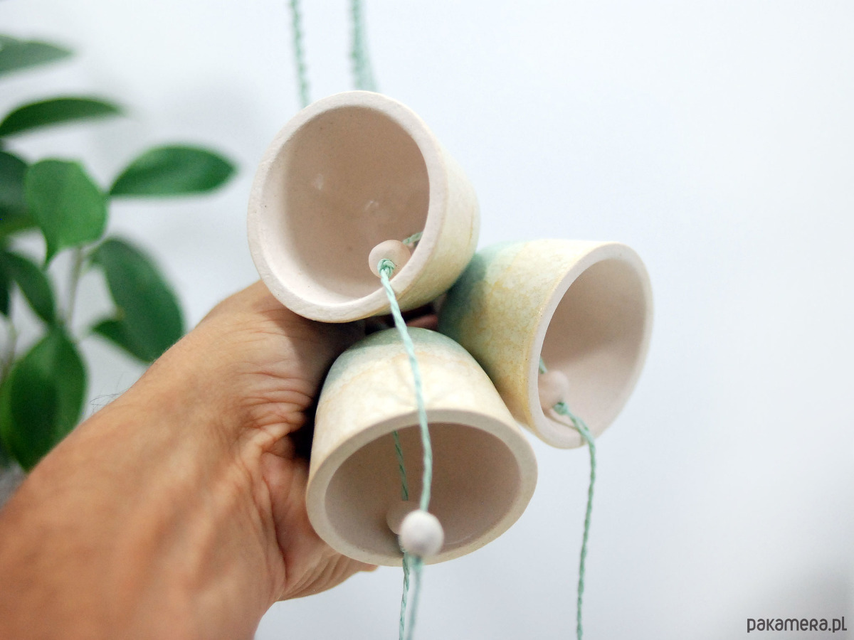 ozdoby choinkowe Dzwonki choinkowe - ceramiczne ozdoby świąteczne 5