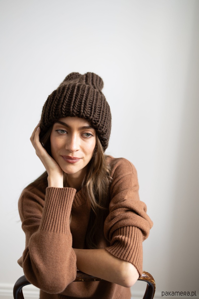 czapki damskie Czapka Peruvian 2.0 brązowa 1