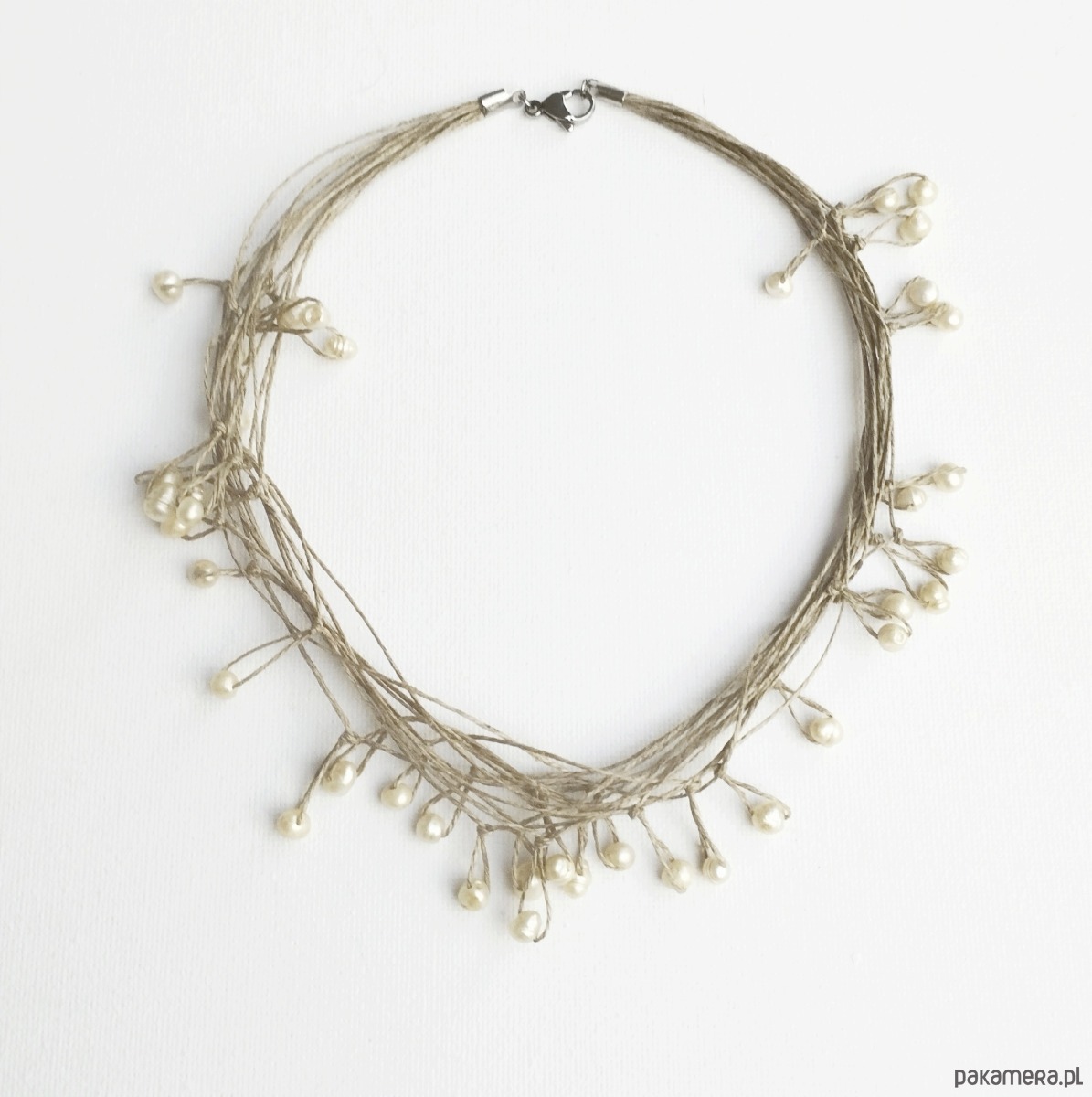 chokery Perły Naturalnie naszyjnik 1