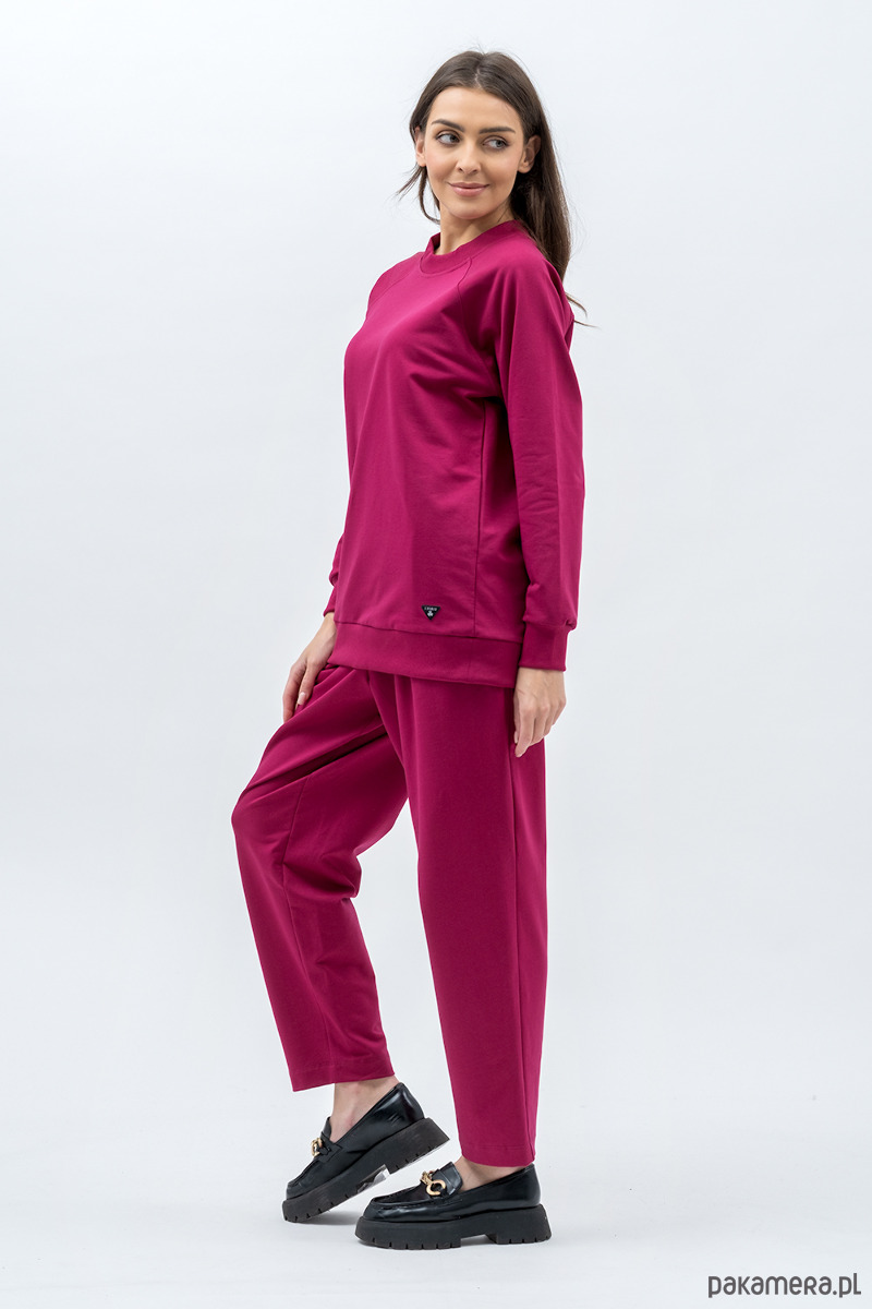 ubrania różne Komplet dresowy damskiI"ADALET" amarant 1