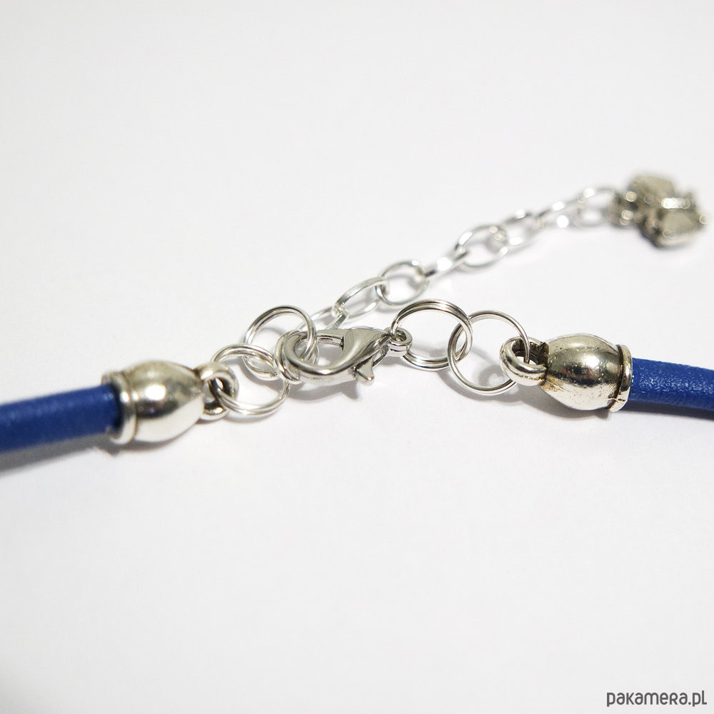 korale Naszyjnik - Niebieski, granatowy 4