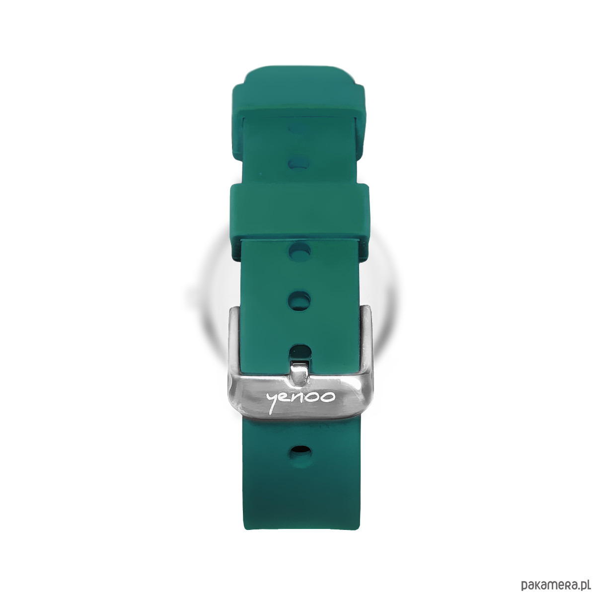 zegarki unisex Zegarek  mały - Rzym - silikonowy, zielony 2