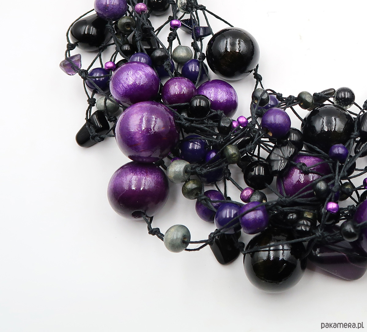 kolie Black plum - naszyjnik 2