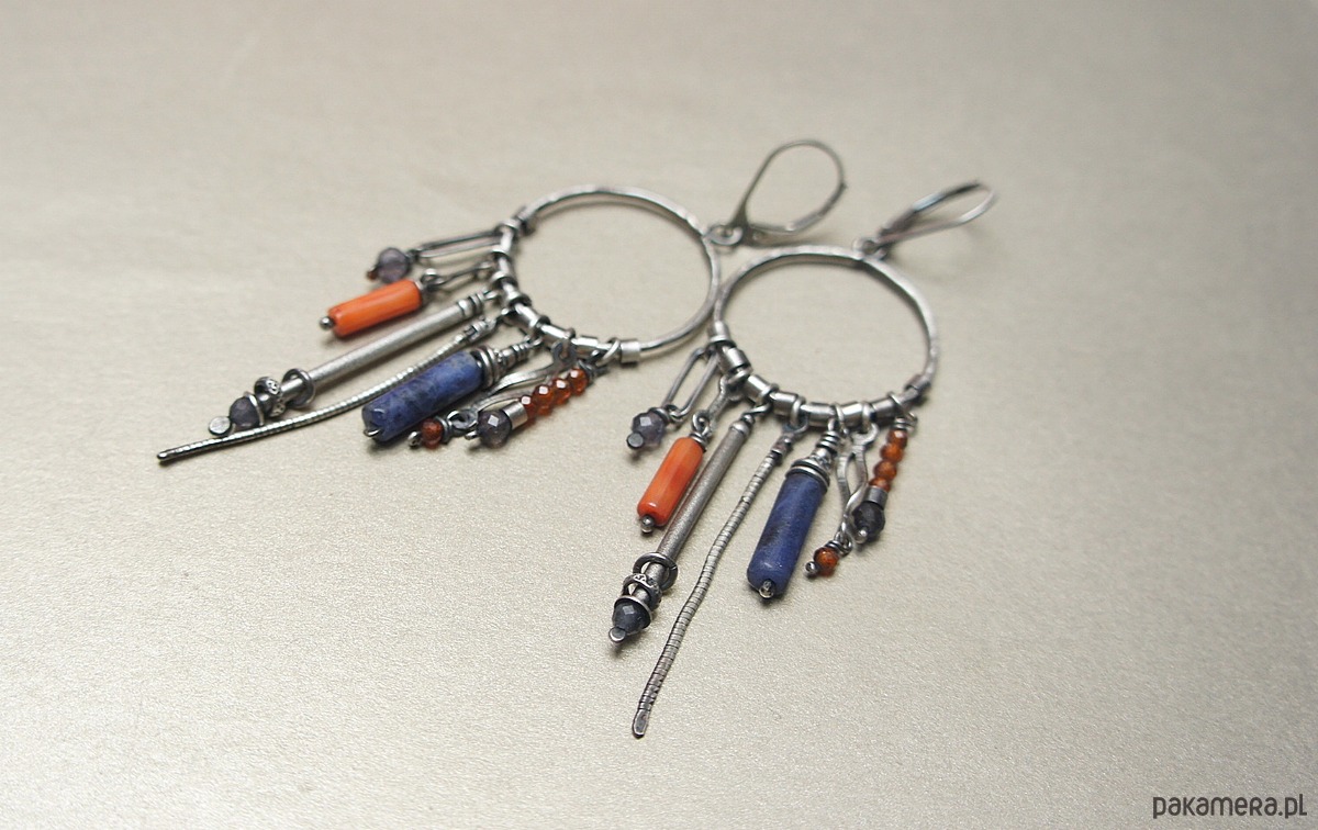 kolczyki srebrne Kolczyki srebrne Patyczki vol. 11 5