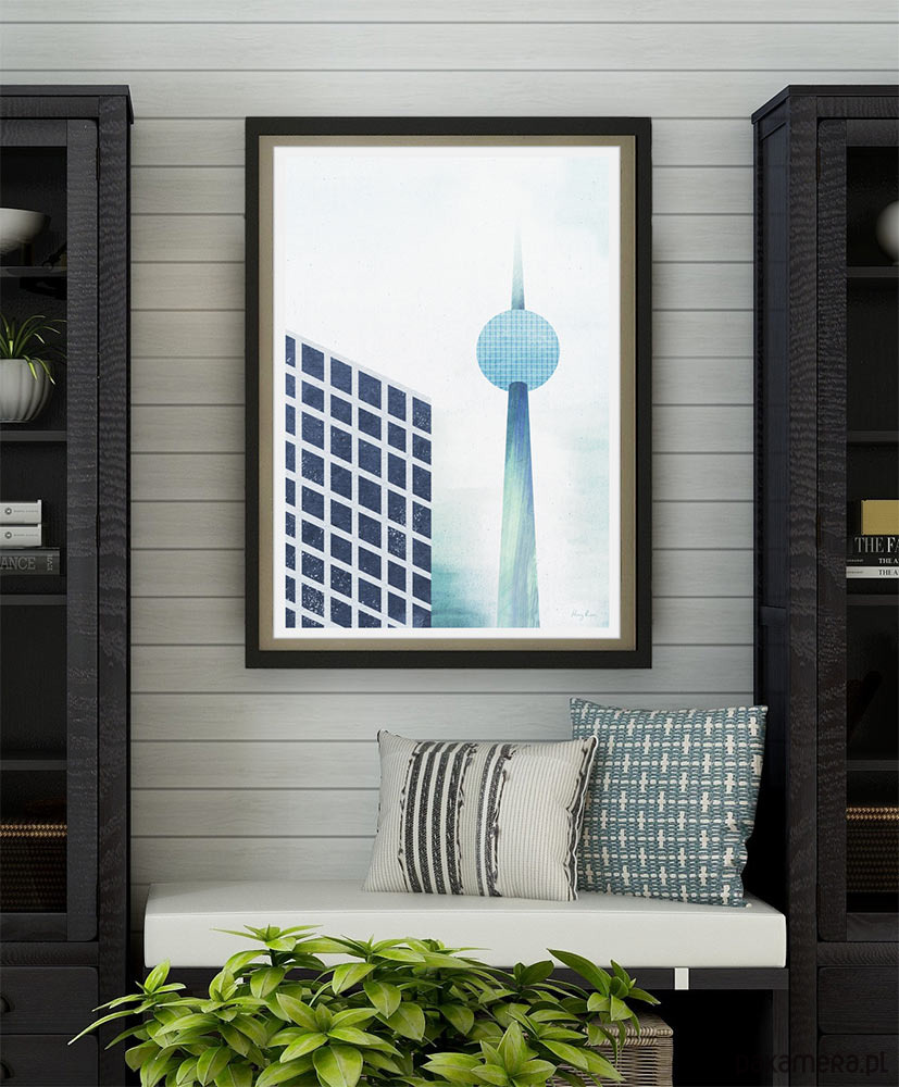 plakaty Berlin - plakat 50x70 cm - Alexanderplatz TV Tower 3