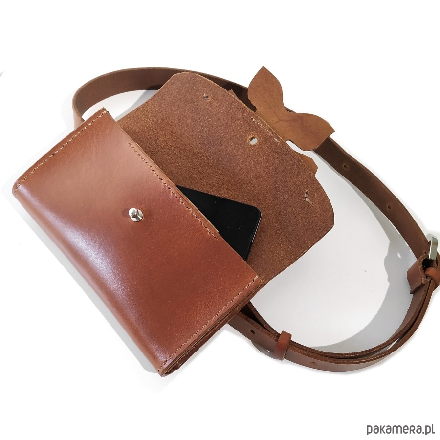 saszetka nerka BeltButterfly koniak 2