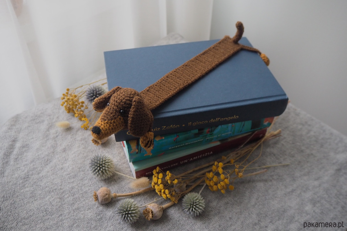 zakładki do książek Zakładka do Książki Czekoladowy Jamnik 3