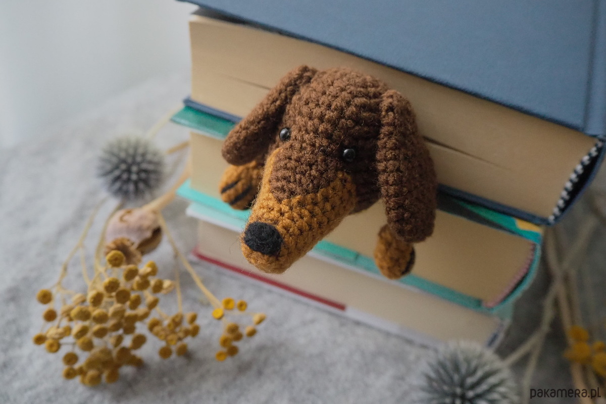 zakładki do książek Zakładka do Książki Czekoladowy Jamnik 1