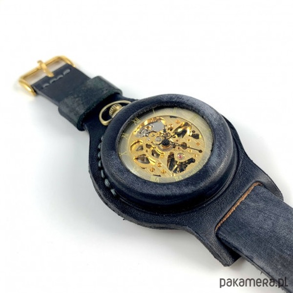 zegarki męskie DC 042 - BLACK VINTAGE - Złoty Smok 6