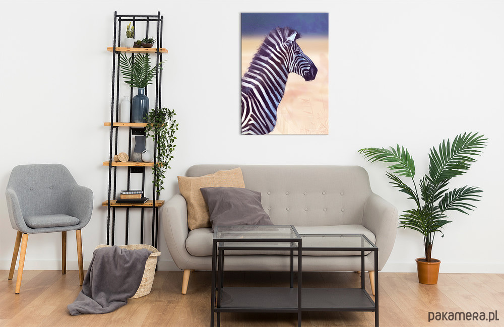 obrazy Obraz - Afryka, zebra - wydruk na płótnie 3