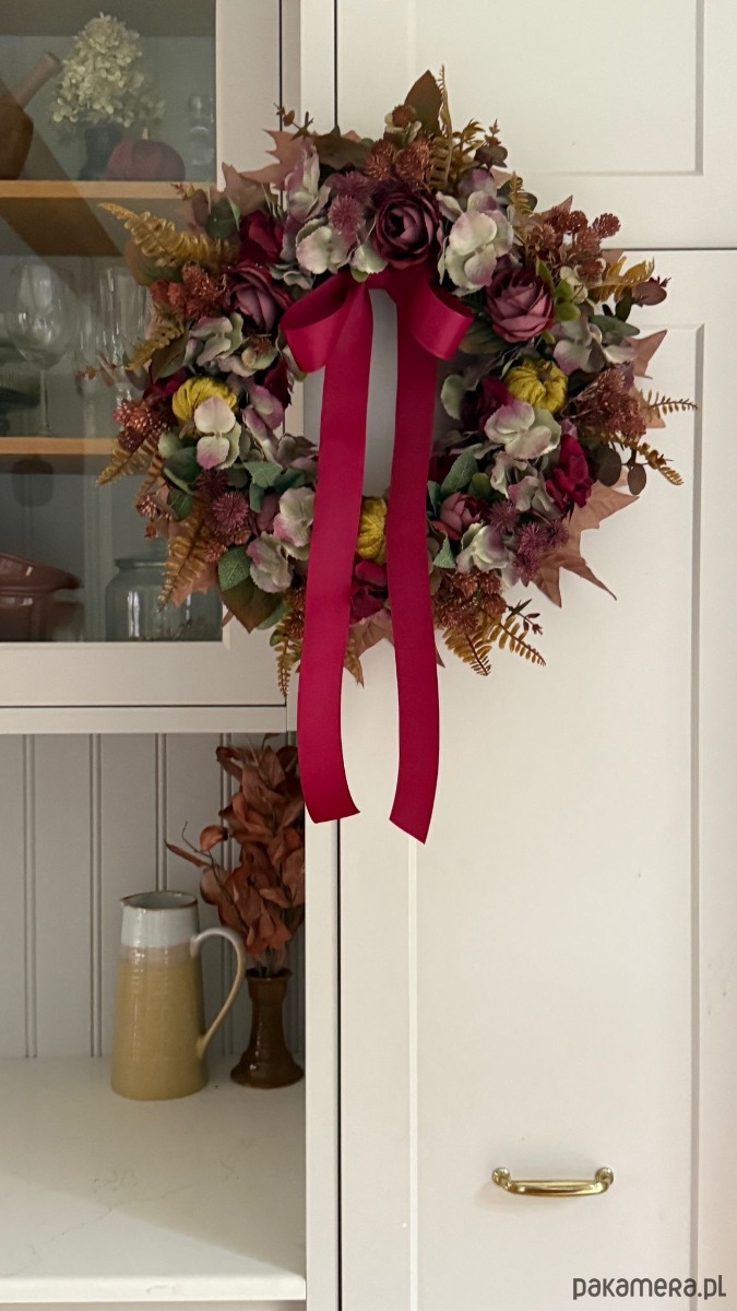 wianki Jesienny SZTUCZNY jesienny Wianek na drzwi 2
