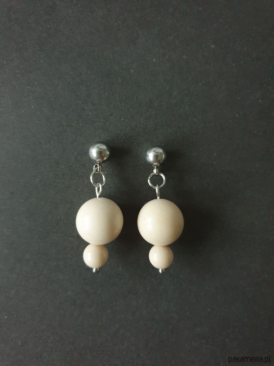 kolczyki z kamieniami Kolczyki FANABERIA  kamień rzeczny 3