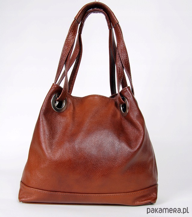 torebki do ręki Duża torebka ze skóry naturalnej 6