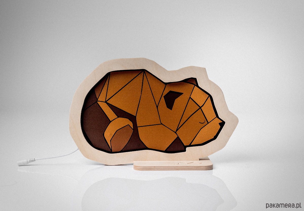 lampy do pokoju dziecka Lampka nocna Unky - Miś 1