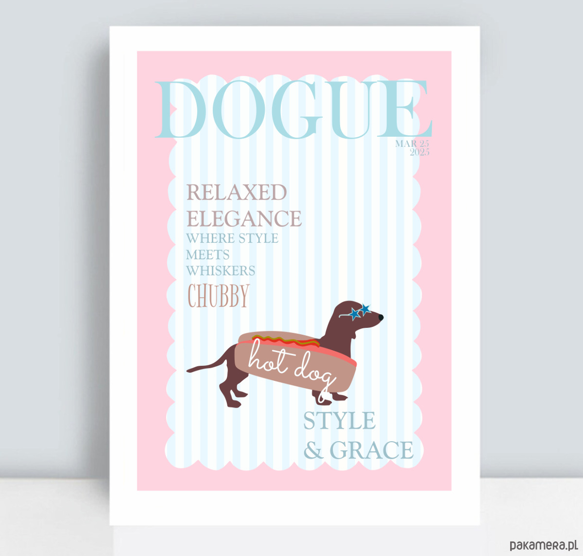 obrazy i plakaty do pokoju dziecięcego Plakat club Hot dog 1
