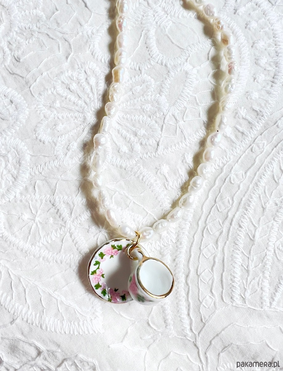 chokery Naszyjnik Herbatka 7