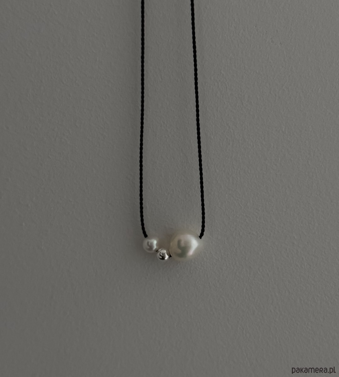 wisiory Naszyjnik jedwabny perły 1