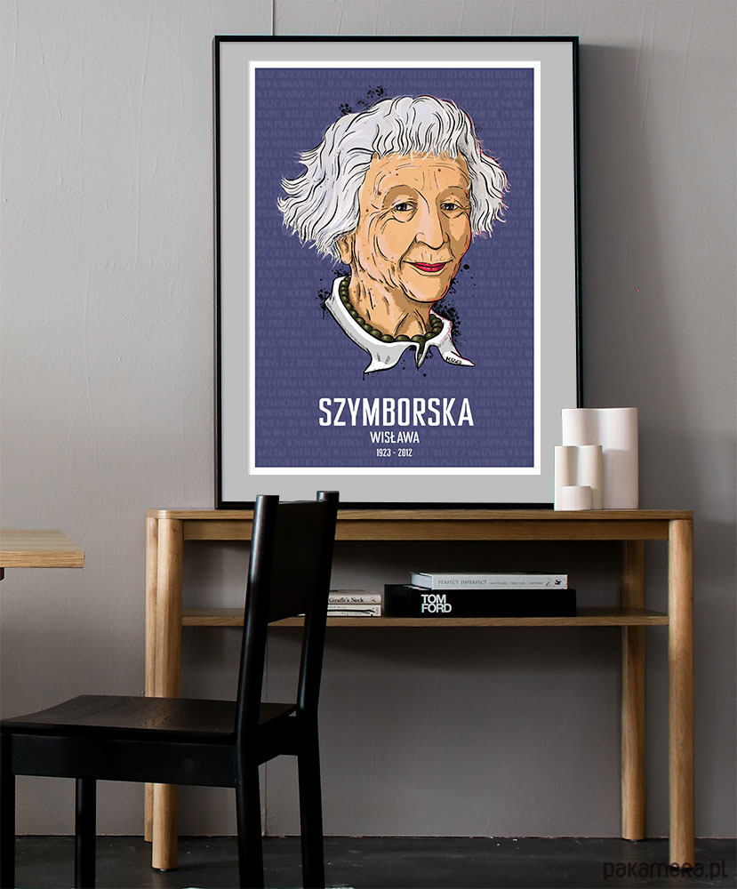 plakaty Wisława Szymborska - plakat 50x70 cm 1