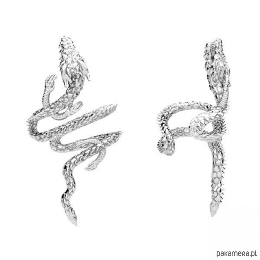 nausznice Nausznica SMOK -srebro 925, złoto 24K ,różowe złoto 18K 2