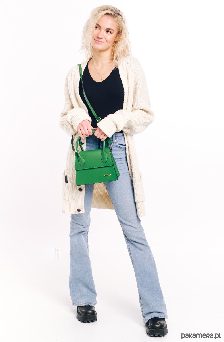 torebki mini Torebka skórzana do ręki i na ramię (6888) 4