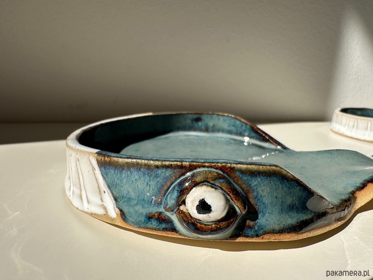 pojemniki na biżuterię Talerzyk na biżuterie w kształcie wieloryba - niebieski 6