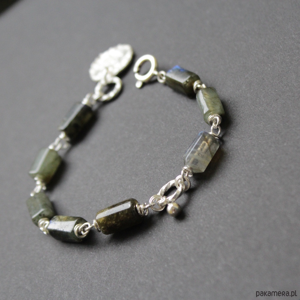 bransoletki z kamieni naturalnych Bransoletka Labrdoryt 2