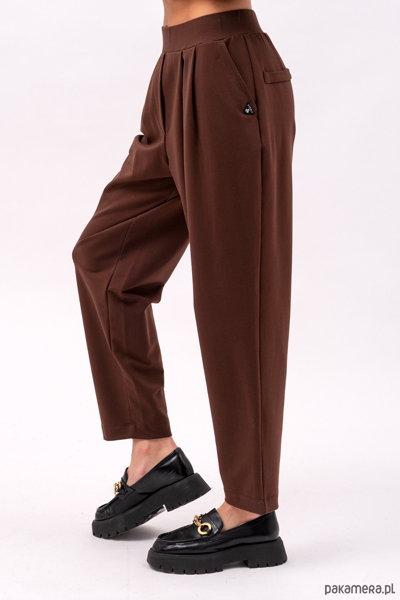 spodnie dresowe damskie Dresowe spodnie damskie ,,ADALET"czekolada 1