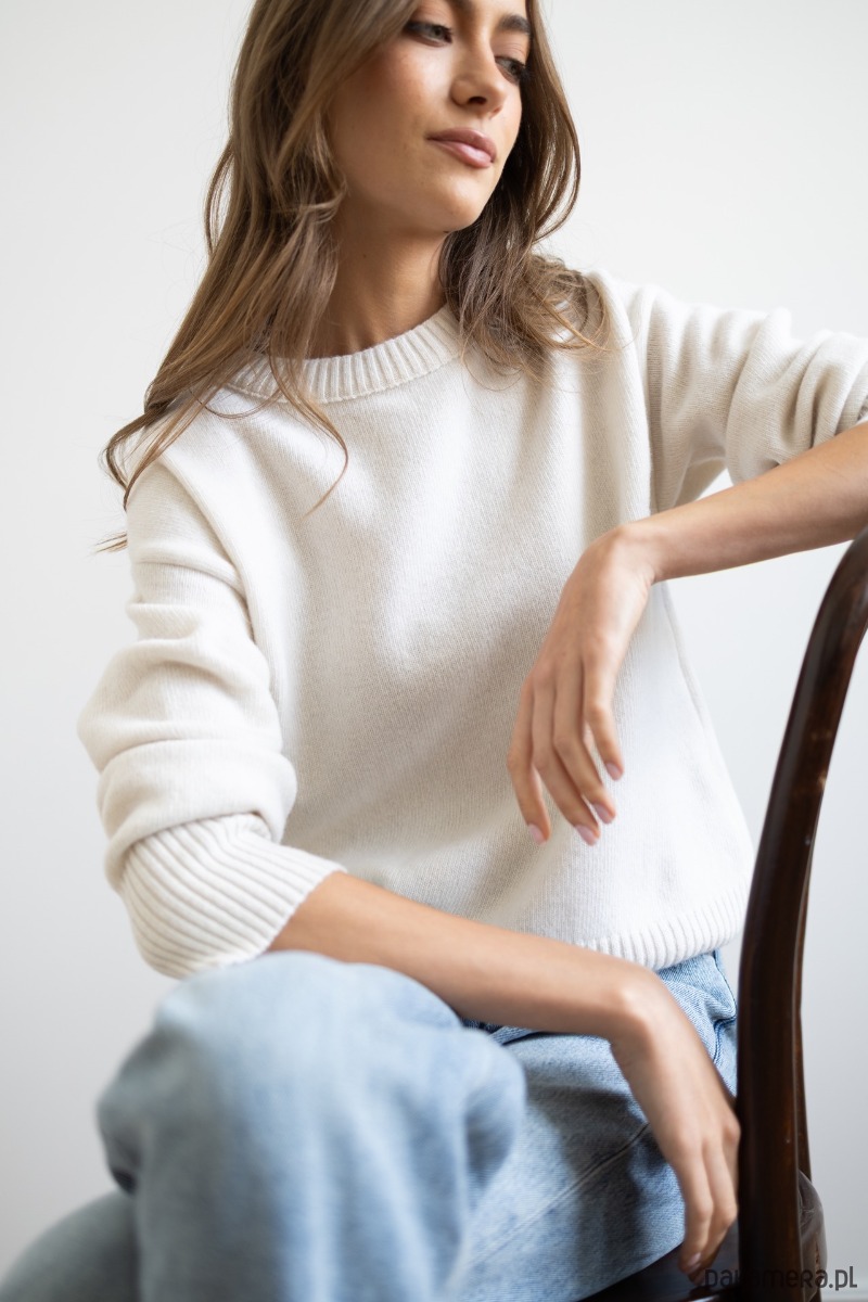 swetry damskie  Sweter Freya śmietanka 2