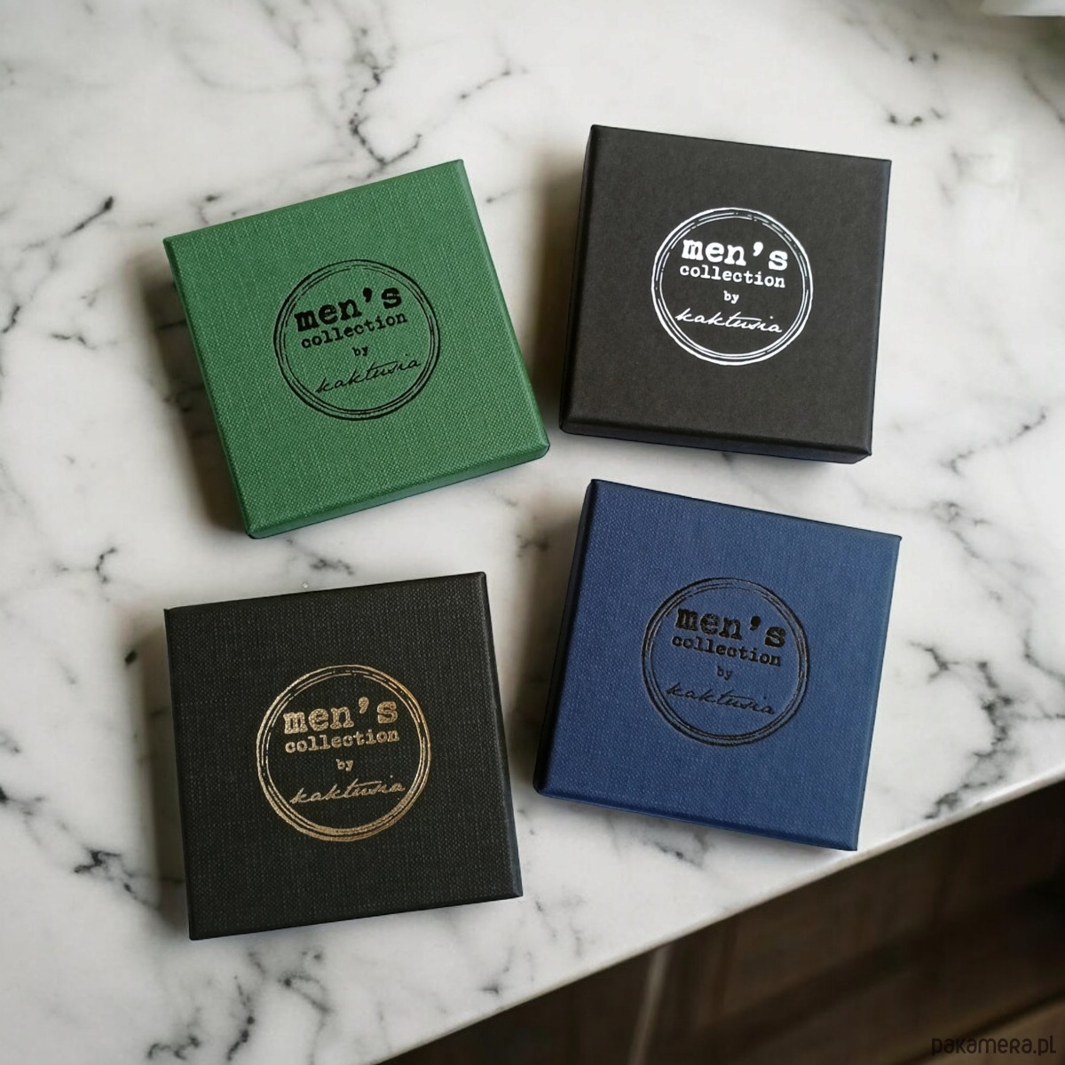 biżuteria męska Czaszka z pirytu, onyks : naszyjnik męski 4