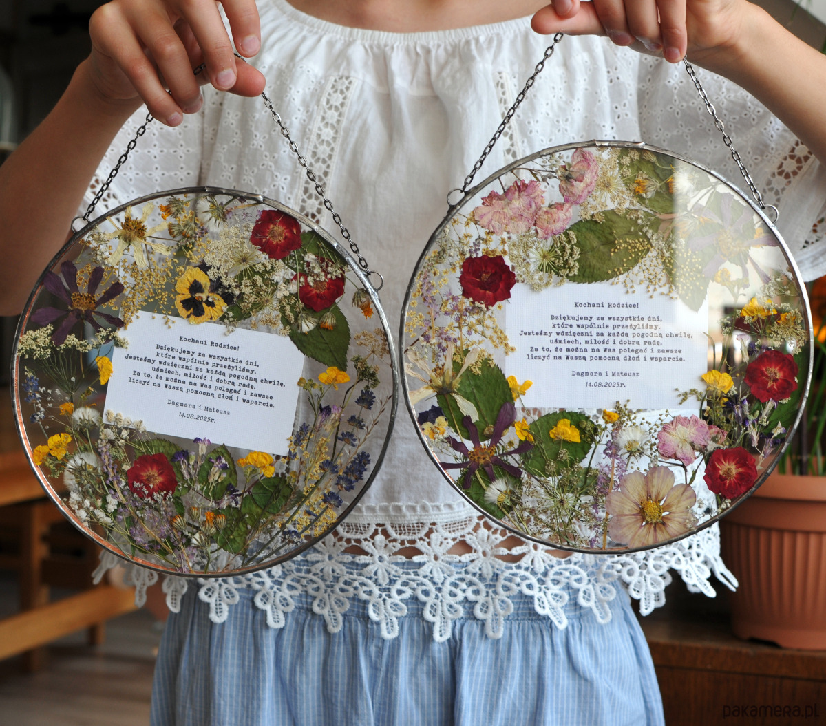 Ozdoby na ścianę Podziękowanie dla Rodziców i Teściów na Ślub. 1