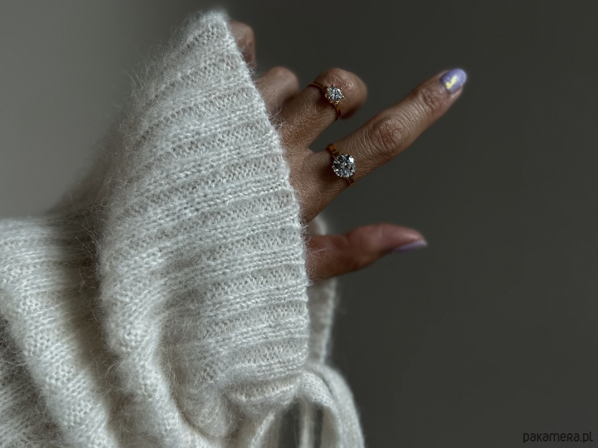 pierścionki złote Złoty pierścionek z małą cyrkonią 3