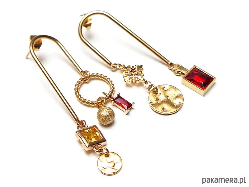 kolczyki pozłacane Kolczyki pozłacane Alloys Collection  /Odd/ -  Waves vol. 2 1