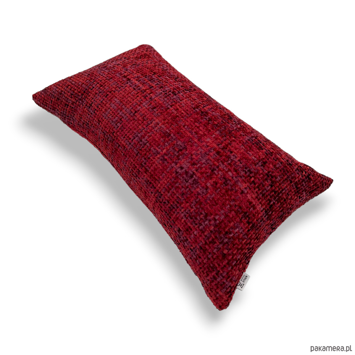 poduszki plecione Bordowa Poduszka Dekoracyjna Stella 50x30 - melanż 2