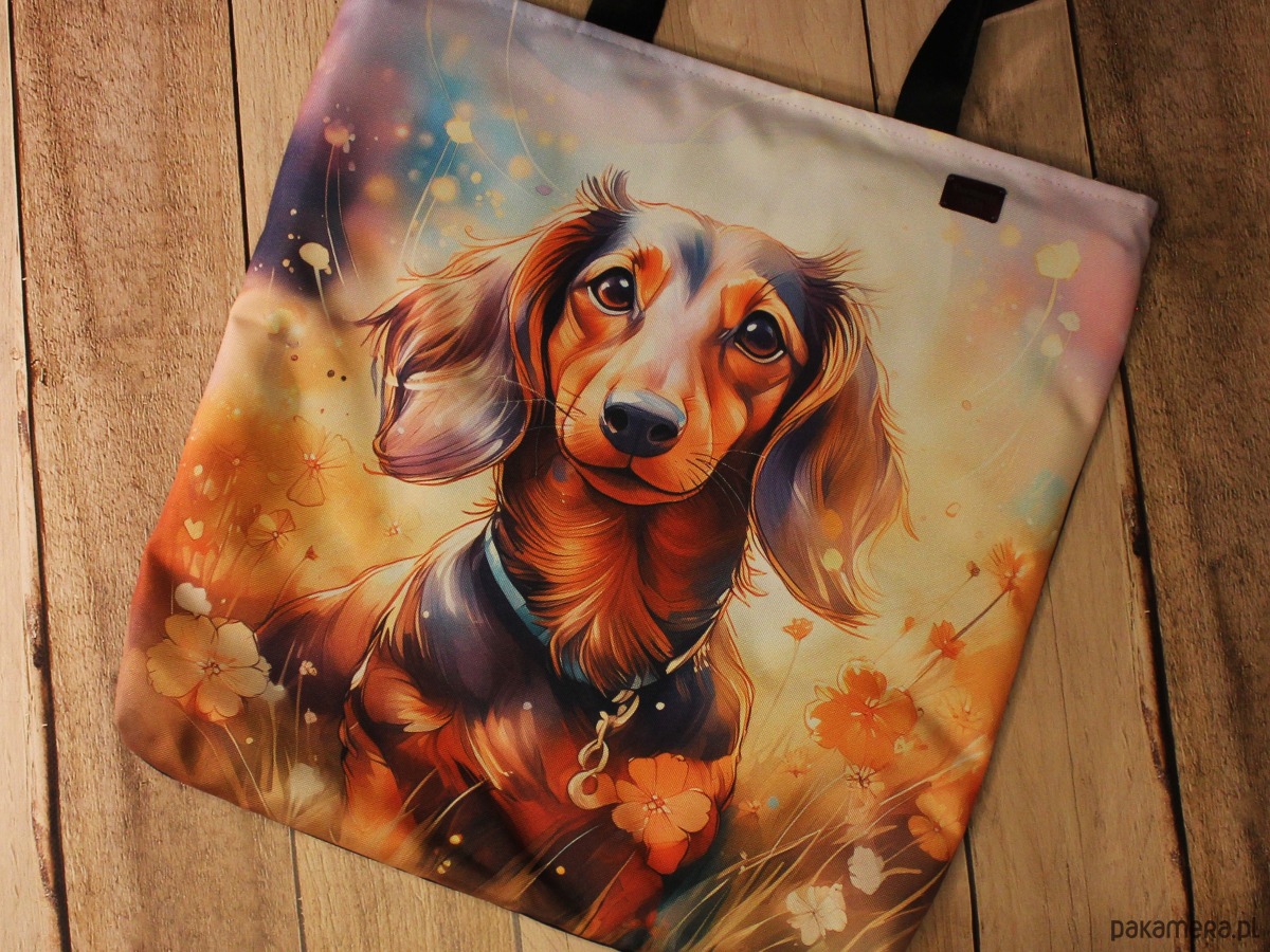 torby na ramię Torba jamnik długowłosy 2