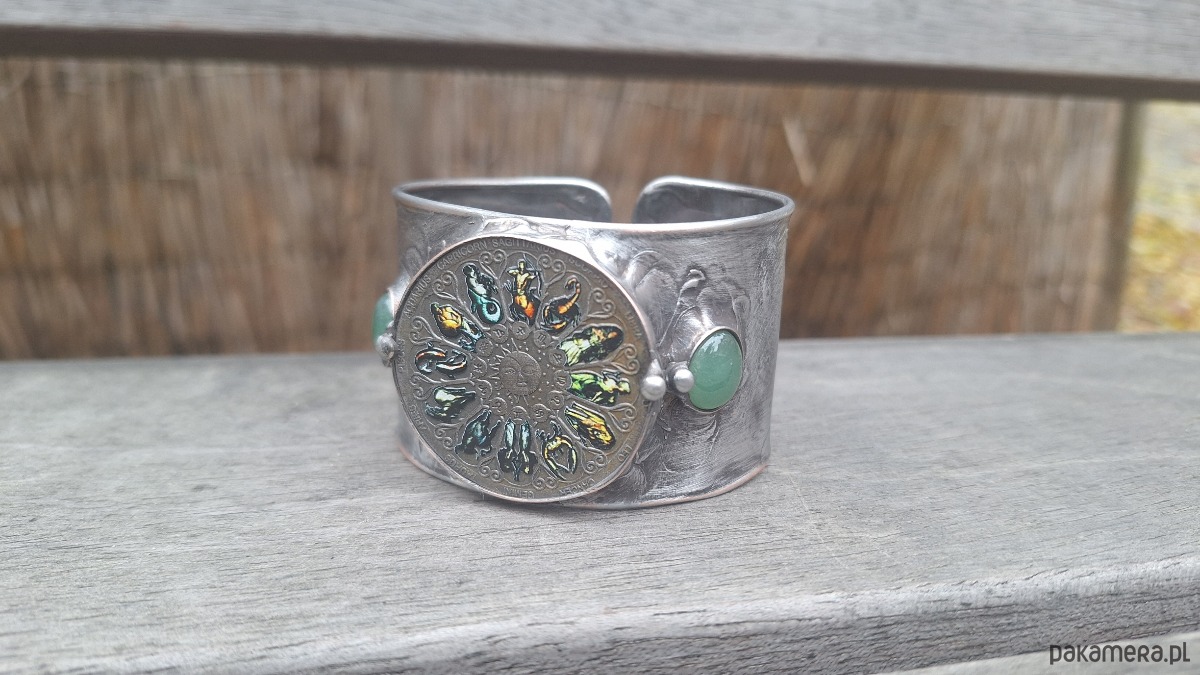 bransoletki wire wrapping Zodiakalna - bransoletka regulowana 3