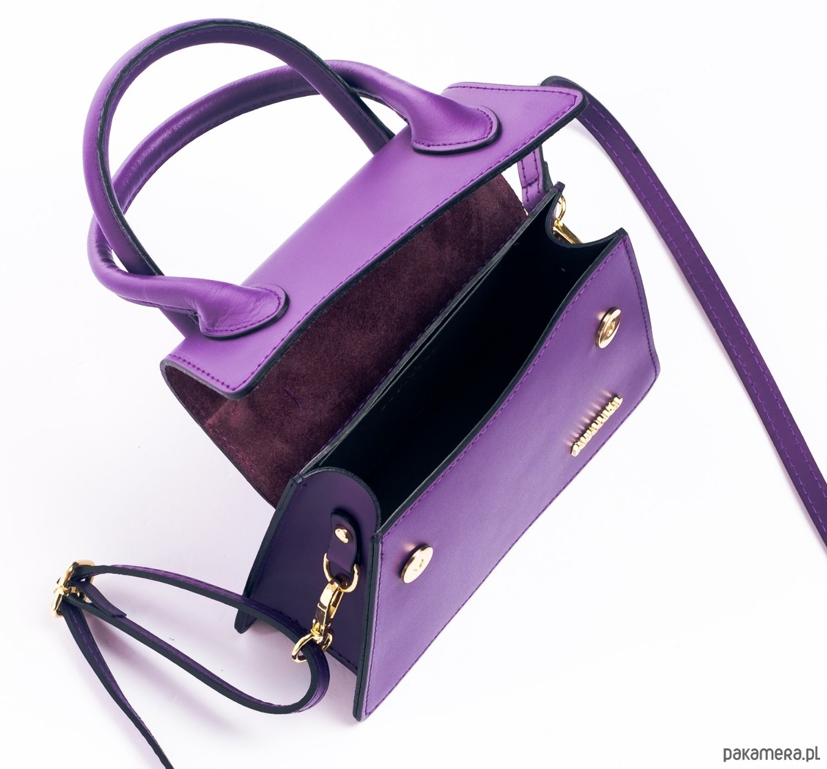 torebki mini Torebka skórzana do ręki i na ramię (6889) 9