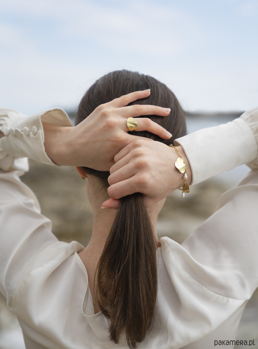 pierścionki - różne Pierścionek - sygnet PŁATKI No. 1 5