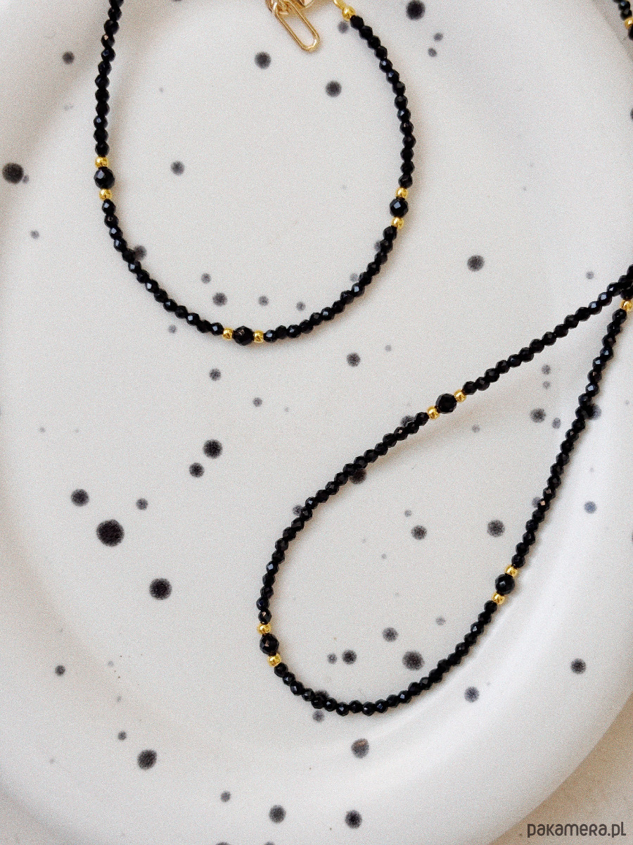 złote naszyjniki Naszyjnik Onyks 4