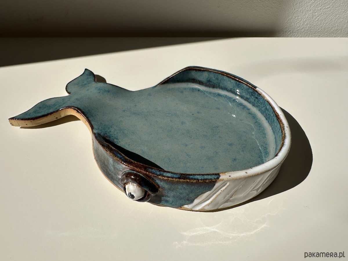 pojemniki na biżuterię Talerzyk na biżuterie w kształcie wieloryba - niebieski 3