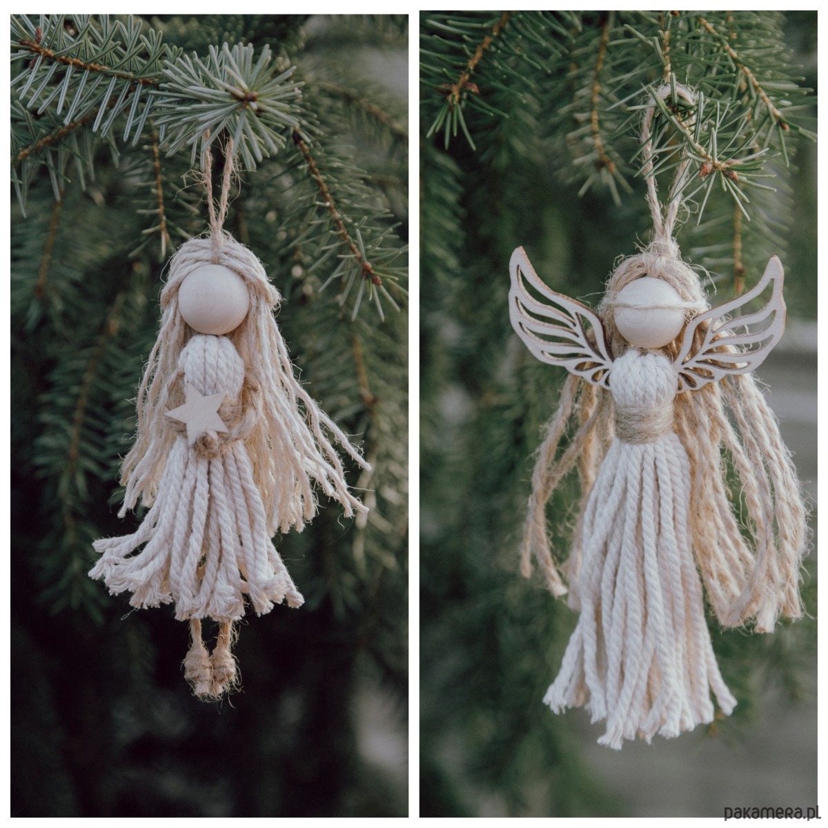 ozdoby choinkowe 10  sztuk / Ozdoby na choinkę / boho  /DOSTĘPNE od ręki 4