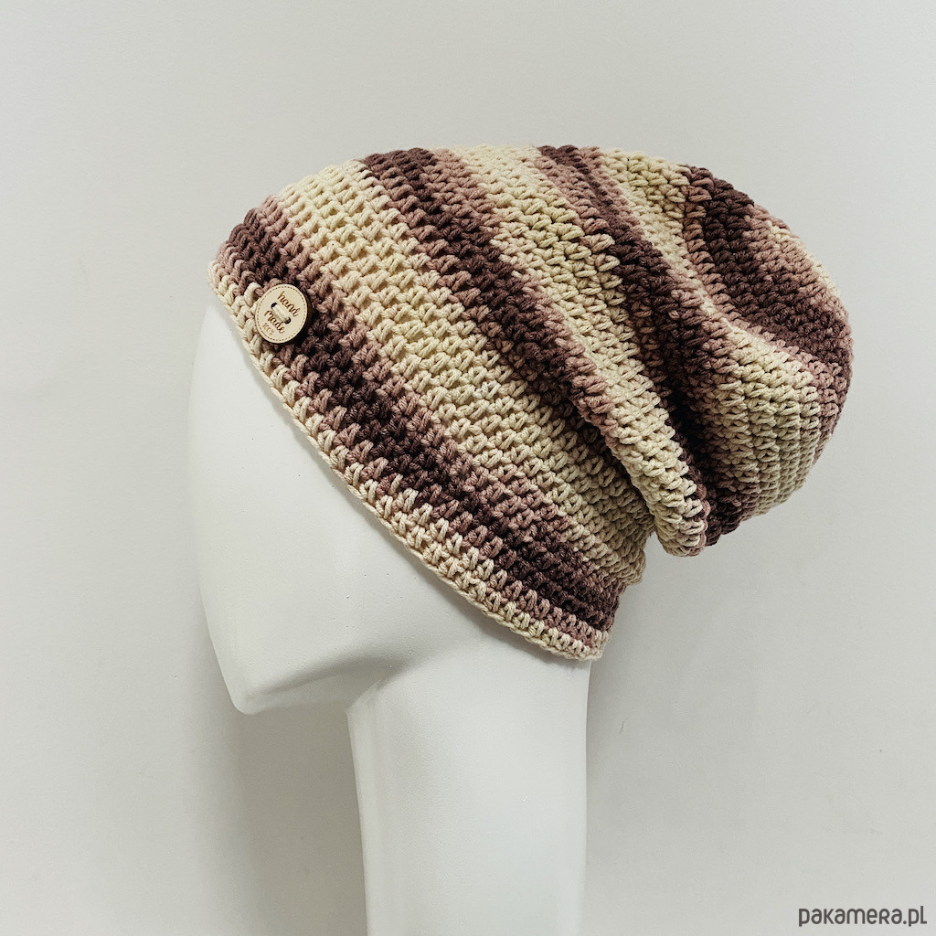 czapki damskie Kolorowa czapka jesienna przejściowa cienka all season S/M 1