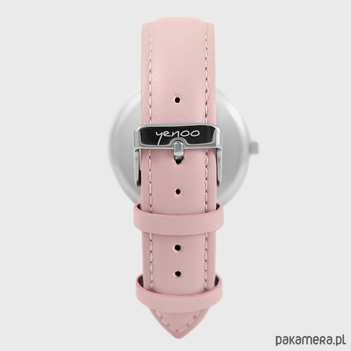 zegarki damskie Zegarek - Time for a book - różowy, skórzany 1