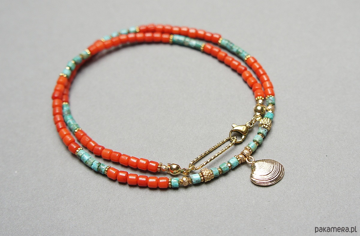 chokery Sea collection - Koral orange vol 3 /choker/ 10.07.25 1